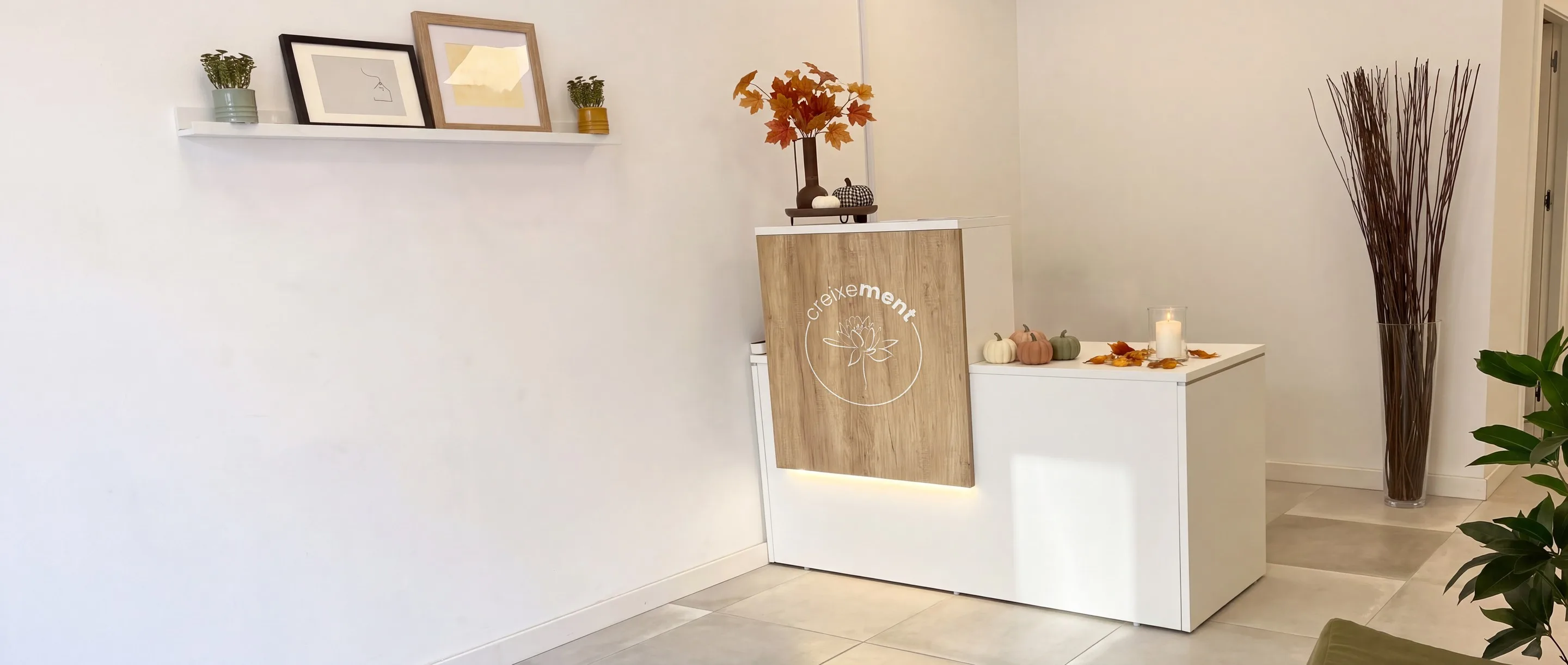 Recepció de Creixement Espai Psicològic, C/ Major 30, Parets del Vallès